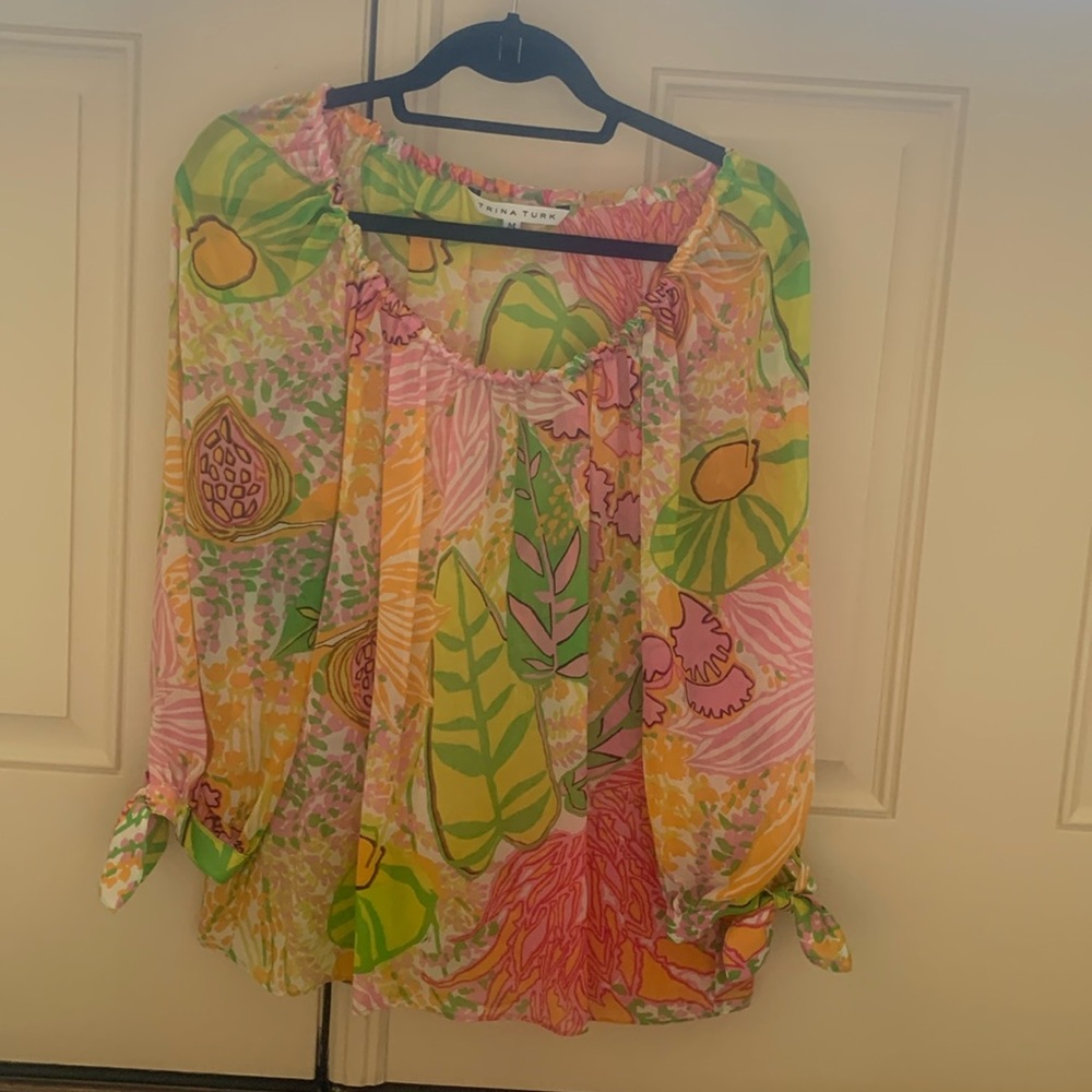 Trina Turk silk blouse